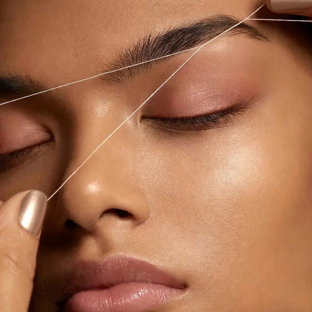 Eyebrow threading treatment at Lash It Up beauty salon Enfield EN1