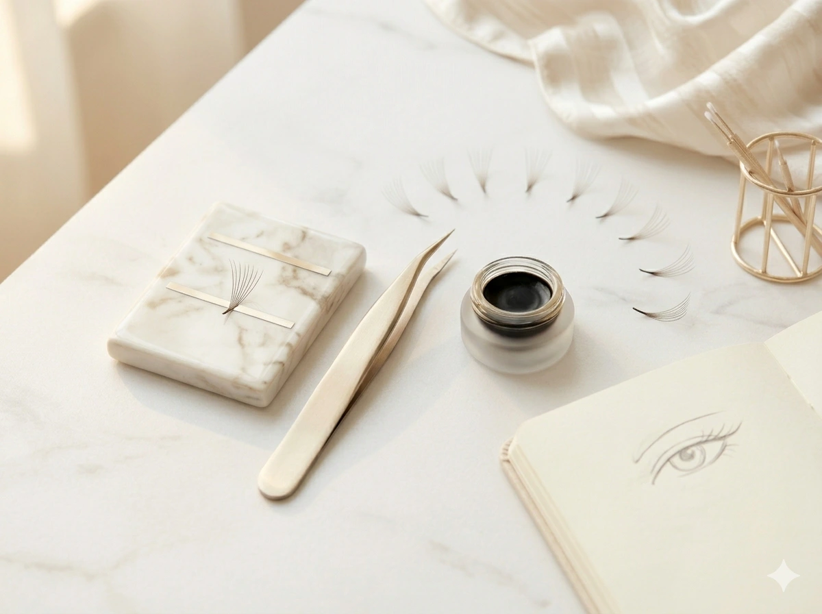 1-to-1 Classic Eyelash Extensions Training course in Enfield with Ayse. Accredited beginner lash training